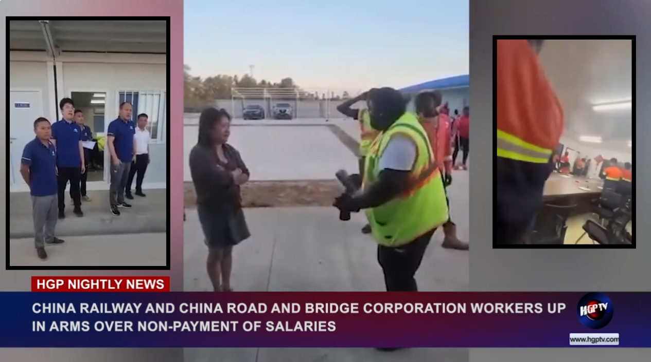 CHINA RAILWAY AND CHINA ROAD AND BRIDGE CORPORATION WORKERS UP IN ARMS OVER NON-PAYMENT OF SALARIES