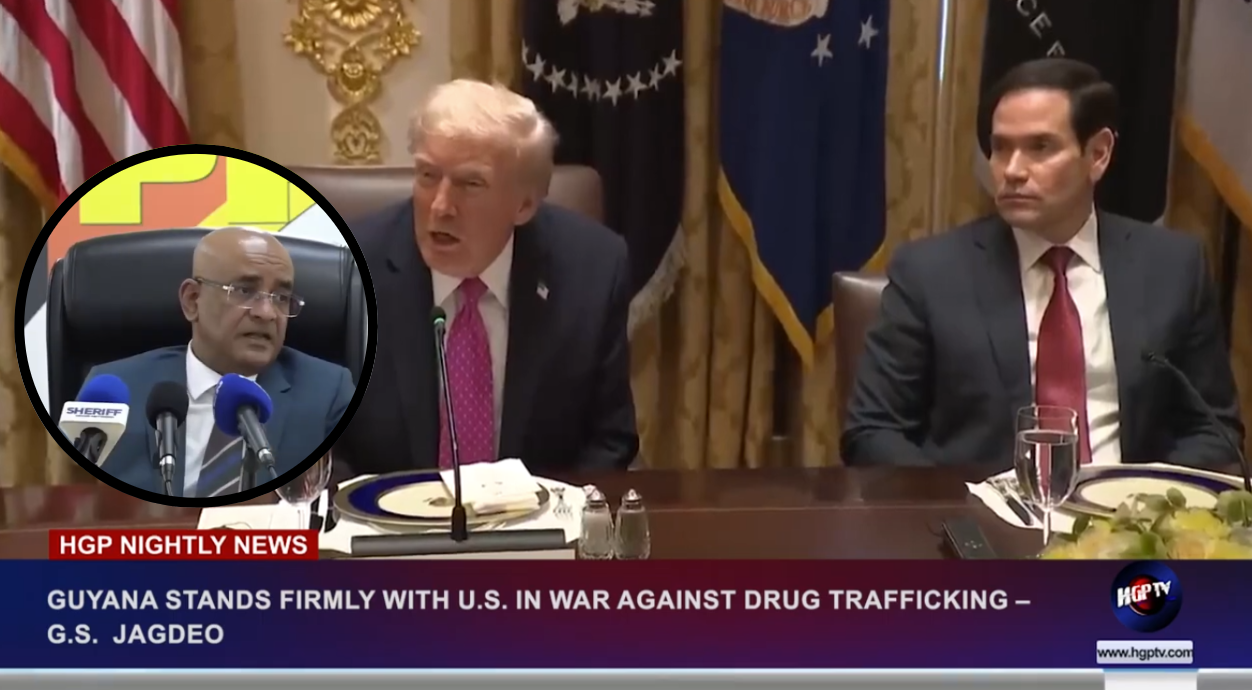 GUYANA STANDS FIRMLY WITH U.S. IN WAR AGAINST DRUG TRAFFICKING – G.S JAGDEO