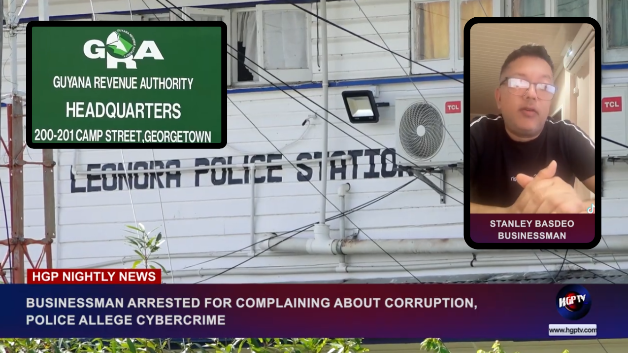 BUSINESSMAN ARRESTED FOR COMPLAINING ABOUT CORRUPTION, POLICE ALLEGE CYBERCRIME