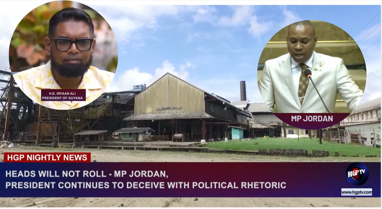 HEADS WILL NOT ROLL- MP JORDAN, PRESIDENT CONTINUES TO DECEIVE WITH POLITICAL RHETORIC