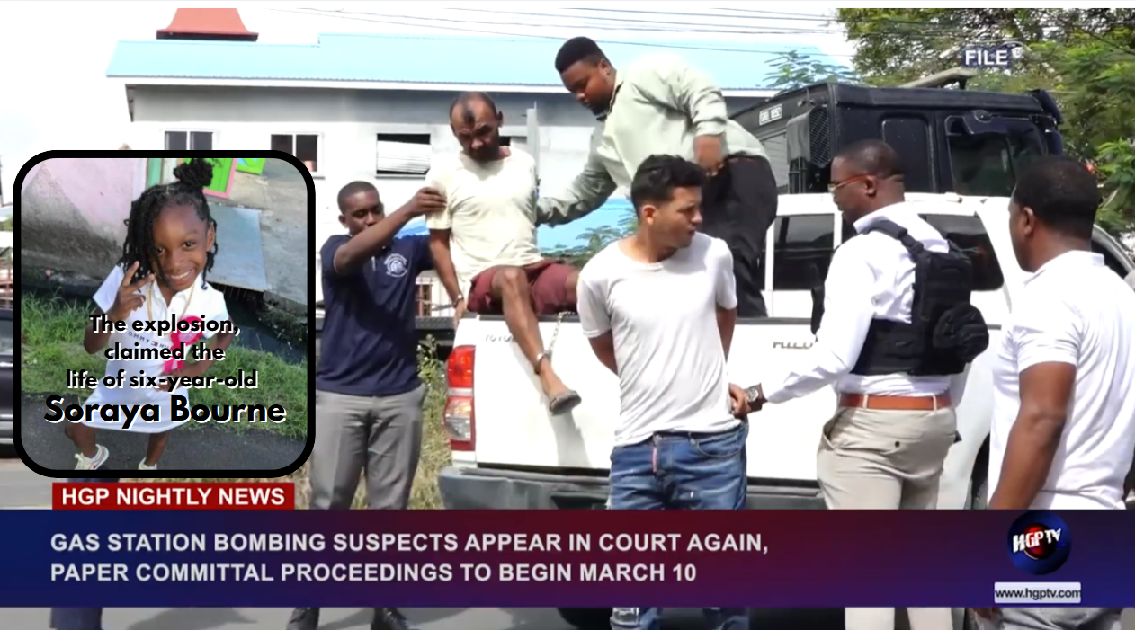 GAS STATION BOMBING SUSPECTS APPEAR IN COURT AGAIN, PAPER COMMITTAL PROCEEDINGS TO BEGIN MARCH 10