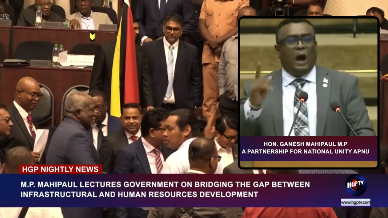 MP MAHIPAUL LECTURES GOVERNMENT ON BRIDGING THE GAP BETWEEN INFRASTRUCTURAL AND HUMAN RESOURCES DEVELOPMENT
