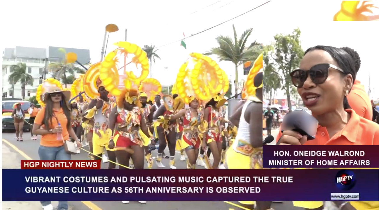VIBRANT COSTUMES AND PULSATING MUSIC CAPTURED THE TRUE GUYANESE CULTURE AS 56TH REPUBLIC ANNIVERSARY IS OBSERVED