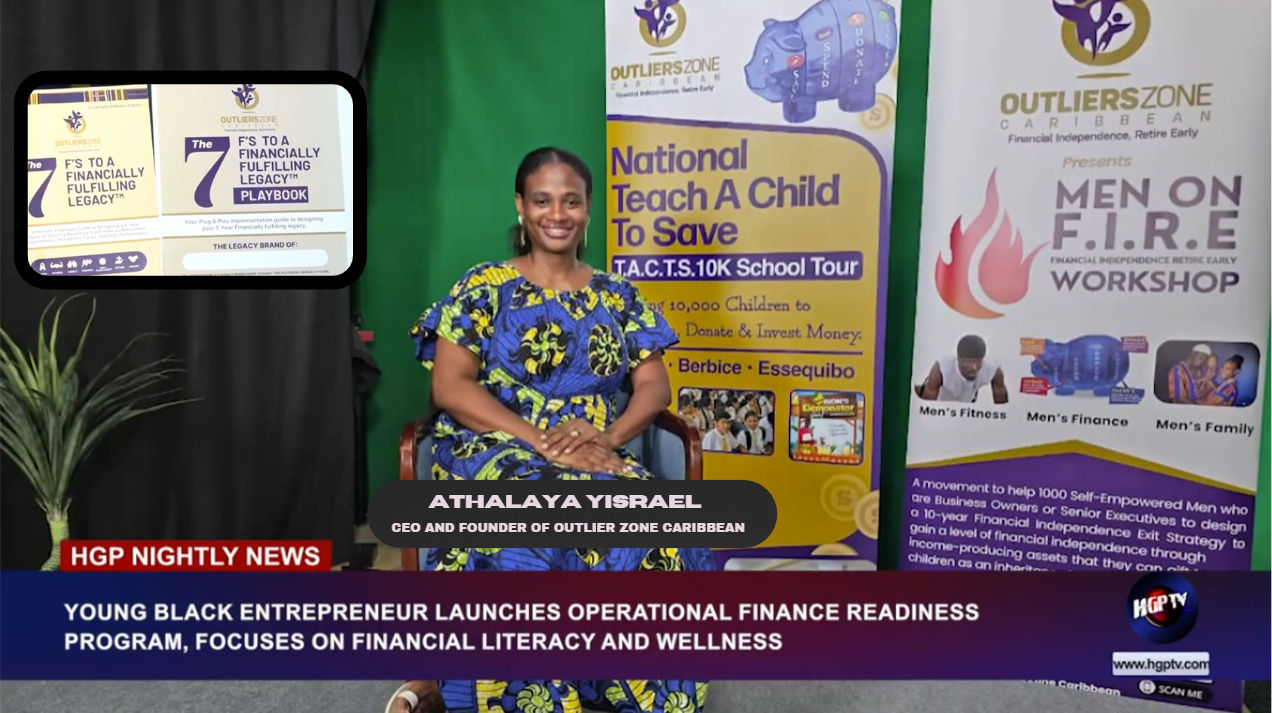 YOUNG BLACK ENTREPRENEUR LAUNCHES OPERATIONAL FINANCE READINESS PROGRAM, FOCUSES ON FINANCIAL LITERACY AND WELLNESS