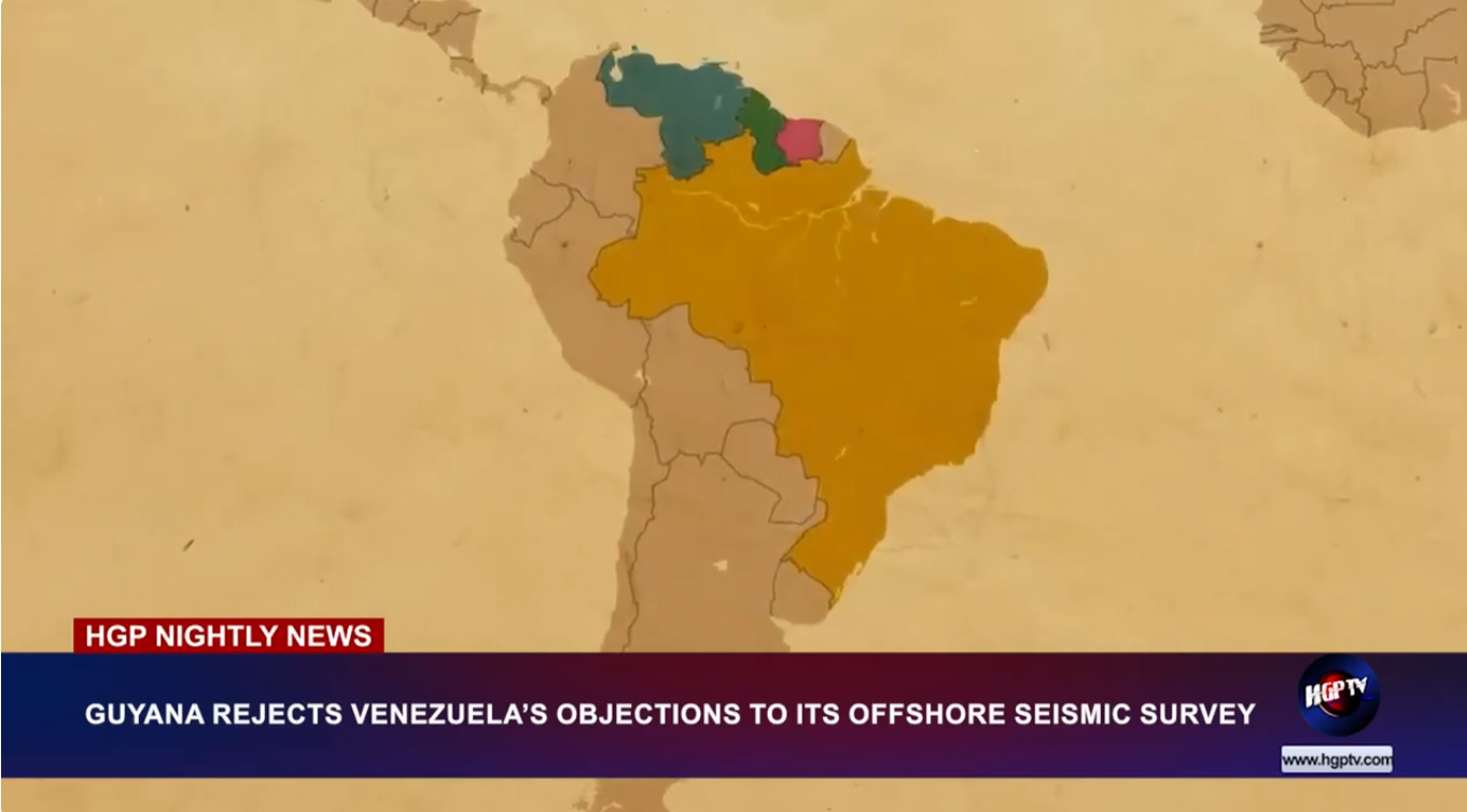 GUYANA REJECTS VENEZUELA’S OBJECTIONS TO ITS OFFSHORE SEISMIC SURVEY