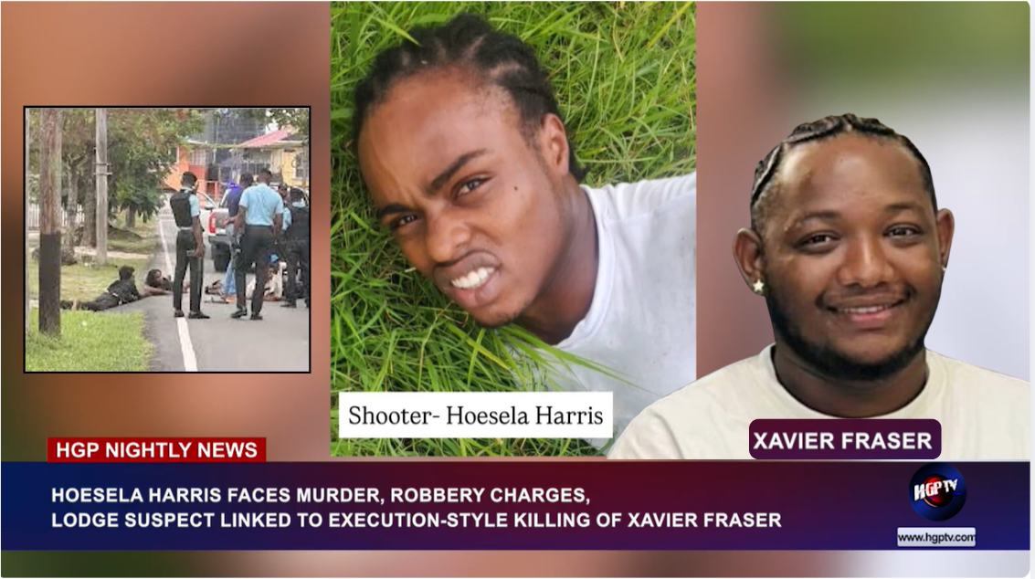 HOESELA HARRIS FACES MURDER, ROBBERY CHARGES,LODGE SUSPECT LINKED TO EXECUTION-STYLE KILLING OF XAVIER FRASER 