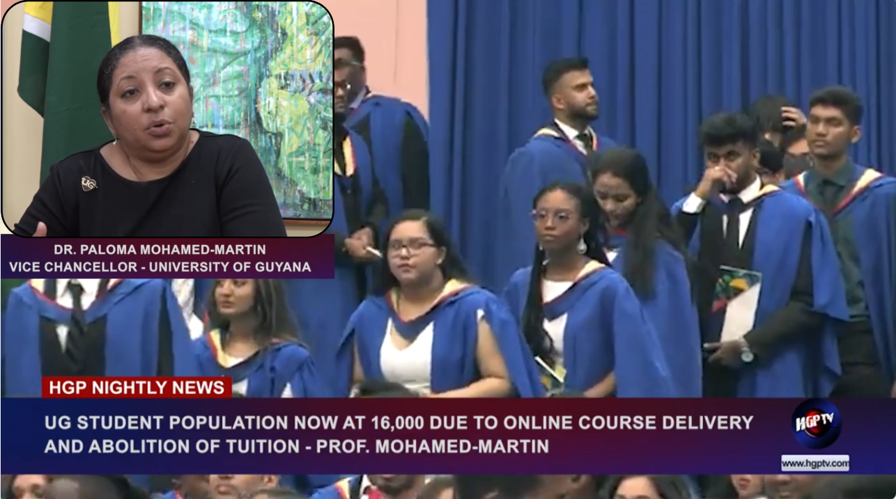 UG STUDENT POPULATION NOW AT 16,000 DUE TO ONLINE COURSE DELIVERY AND ABOLITION OF TUITION – PROF. MOHAMED-MARTIN