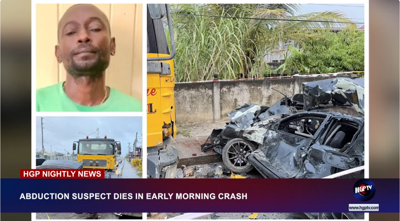 ABDUCTION SUSPECT DIES IN EARLY MORNING CRASH